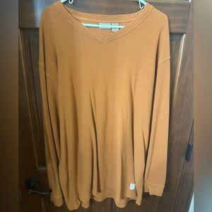 Ruff Hewn Men's Long Sleeve Tee - Orange